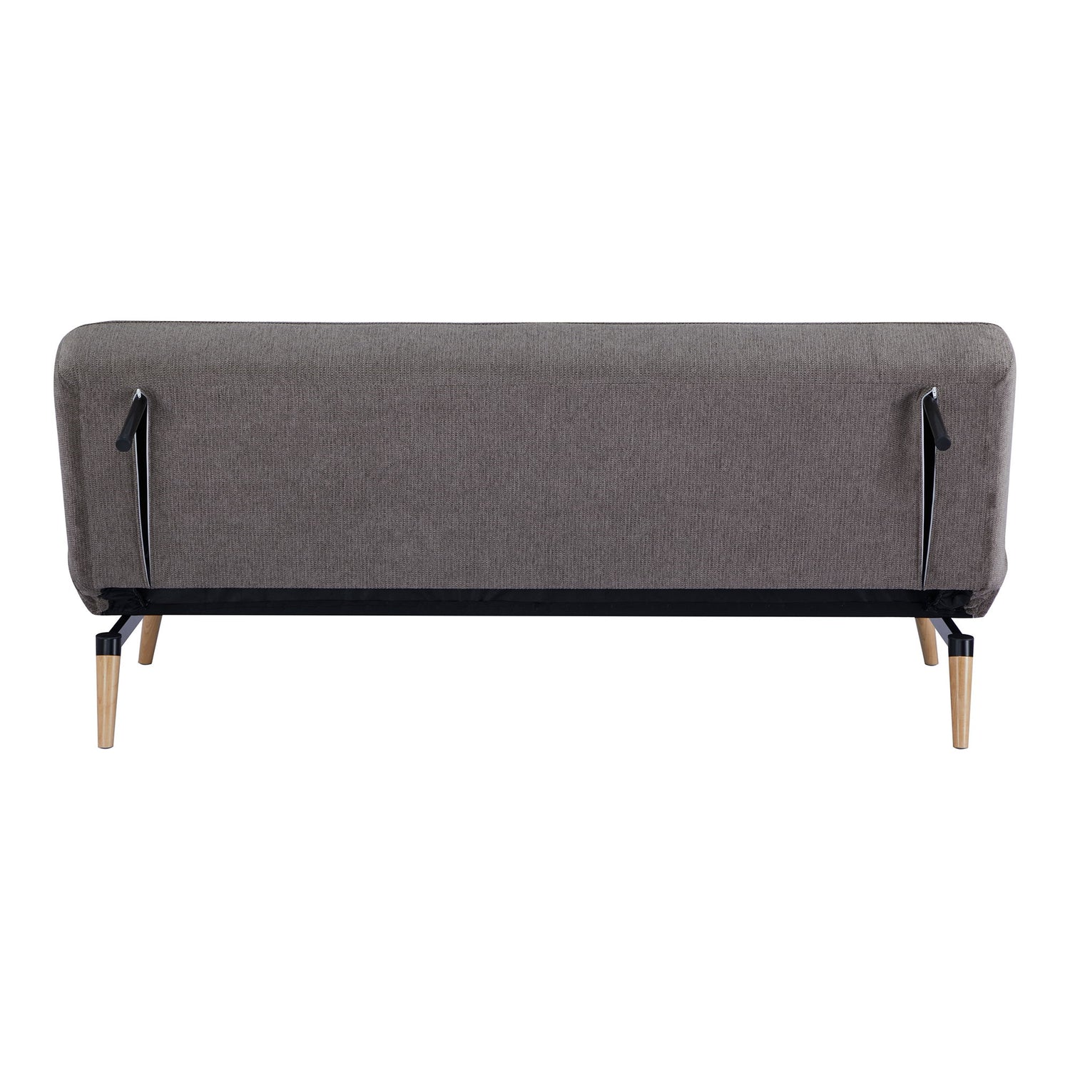 Schwanensofa Bett - Sofa Bett, braun, Naturbein HN1080