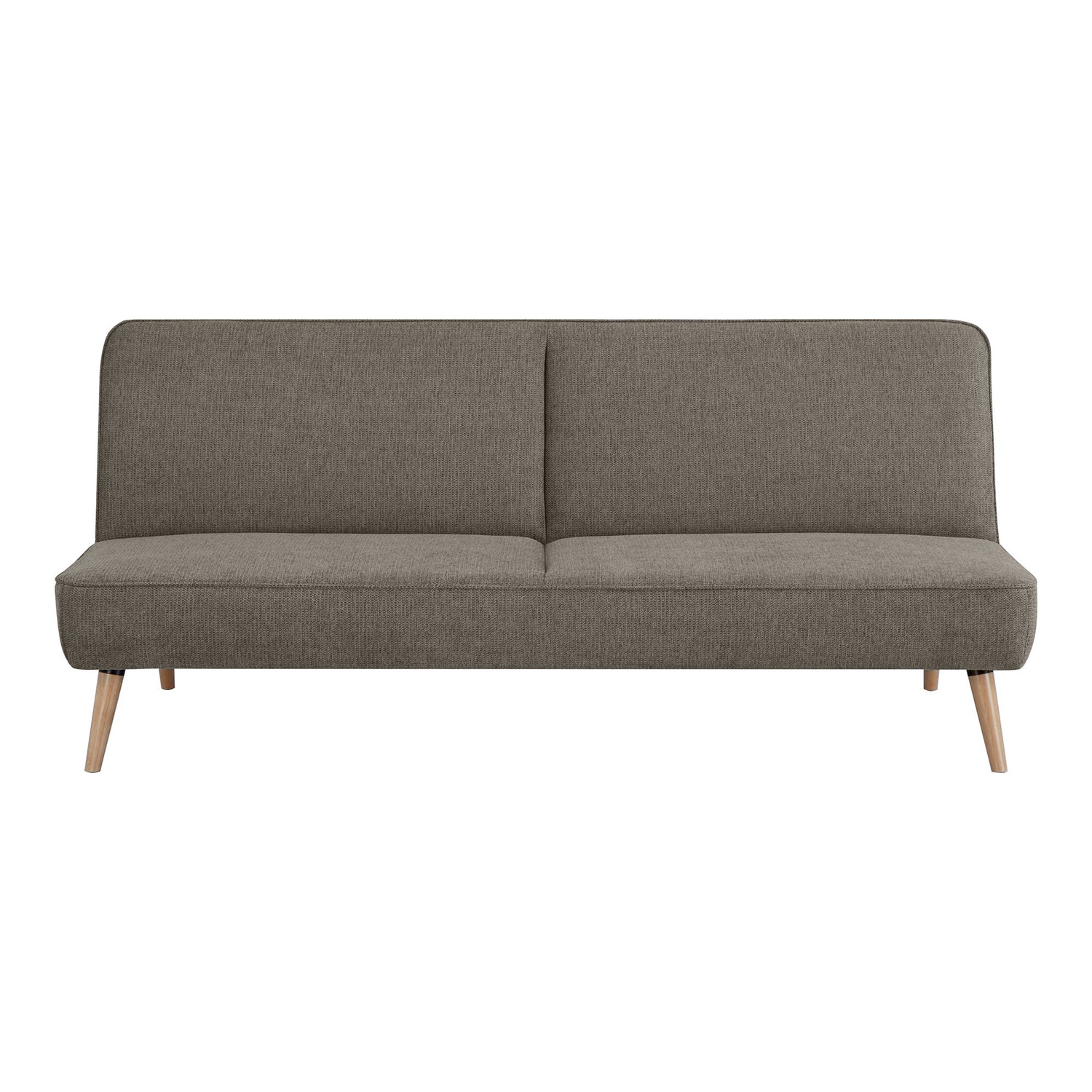 Schwanensofa Bett - Sofa Bett, braun, Naturbein HN1080