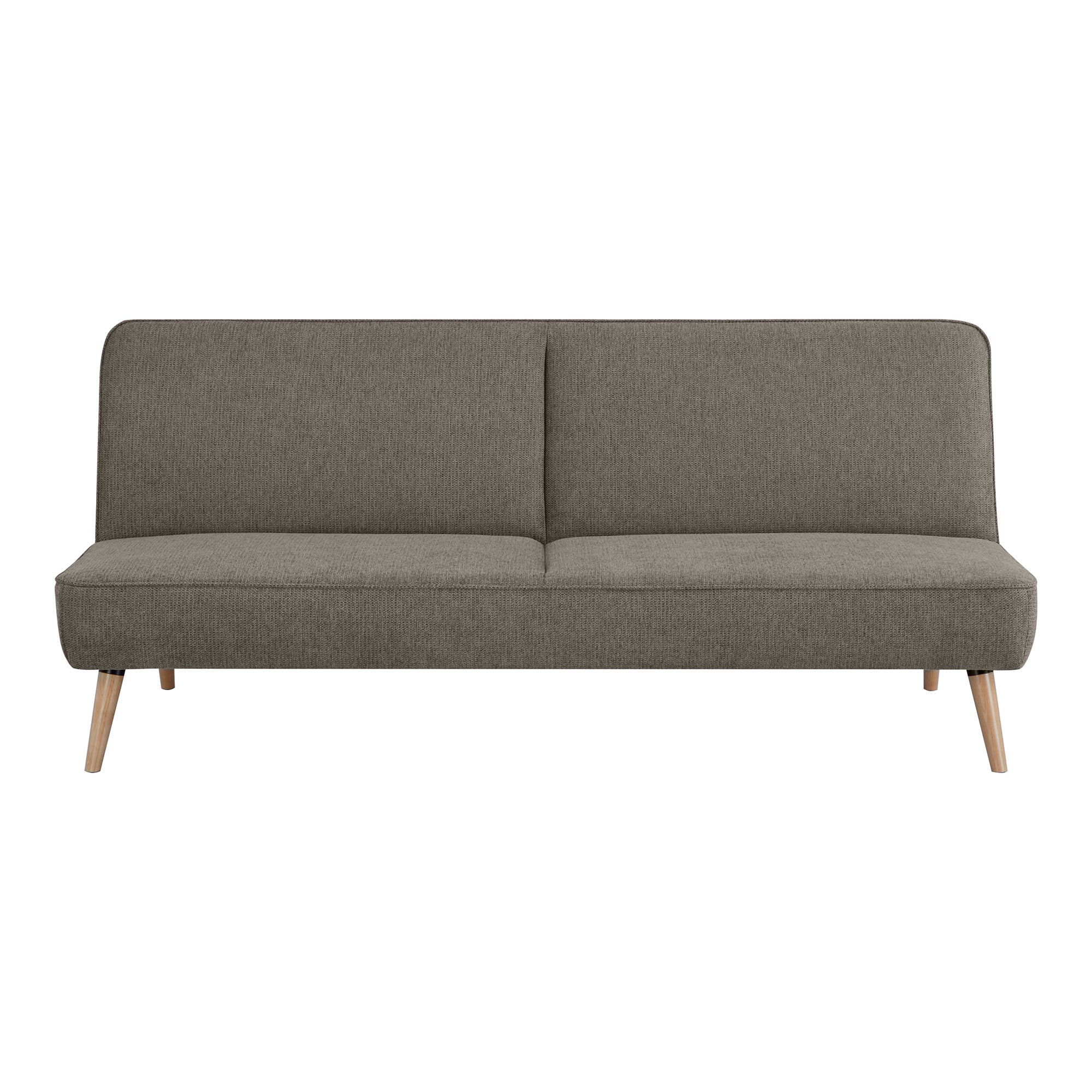 Schwanensofa Bett - Sofa Bett, braun, Naturbein HN1080