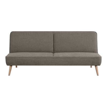 Schwanensofa Bett - Sofa Bett, braun, Naturbein HN1080
