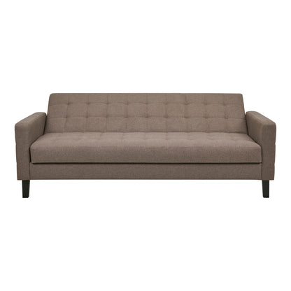 Milton Sofa Bett - Sofa Bett mit Lagerung, braune, schwarze Beine HN1089