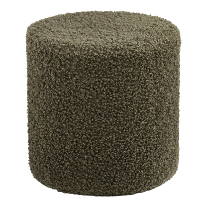 Ejby PUF - PUF, TEDDY, GREEN Ø34X36 CM, HN1301