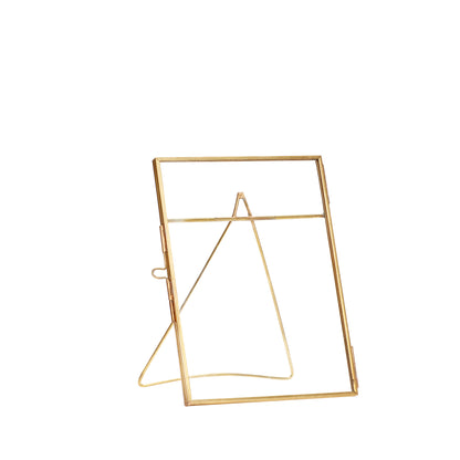 Loft Frame Standing Messing Farbe - 13xh18cm