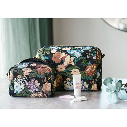 Zoe Toilettenbag - Toilettenbag, schwarzer Mix -Set von 2