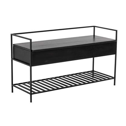 Bloomingville Abelone Bank, Schwarz, FSC 100%® Mango