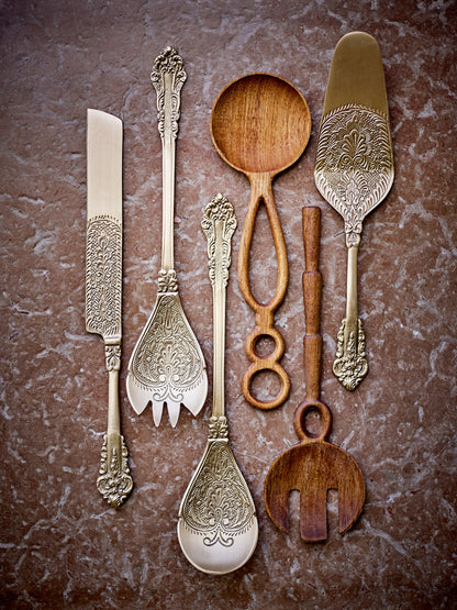 Bloomingville Kalima Salat Set, Messing, Messing