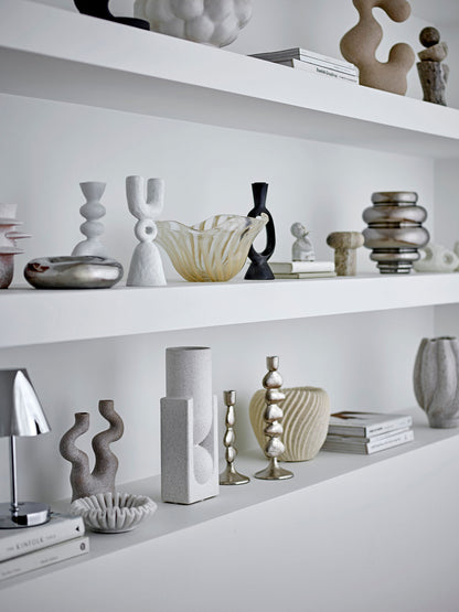 Bloomingville Salome Vase, weiß, Steinzeug