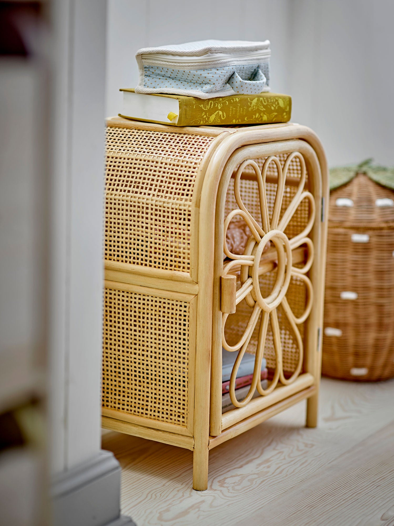 Bloomingville Mini Anuke Kabinett, Natur, Rattan