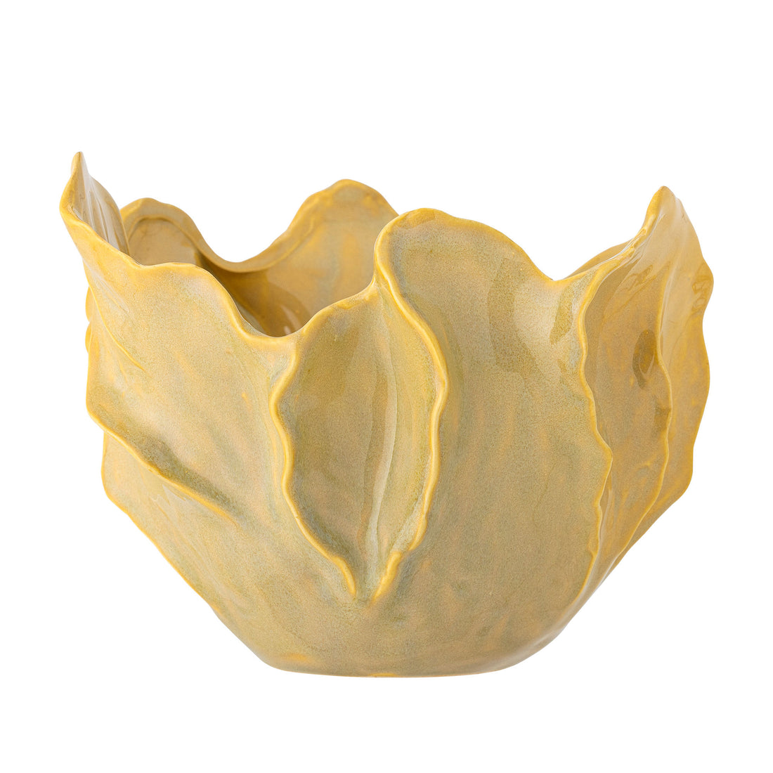 Bloomingville Bastien Bowl, Gelb, Steinzeug