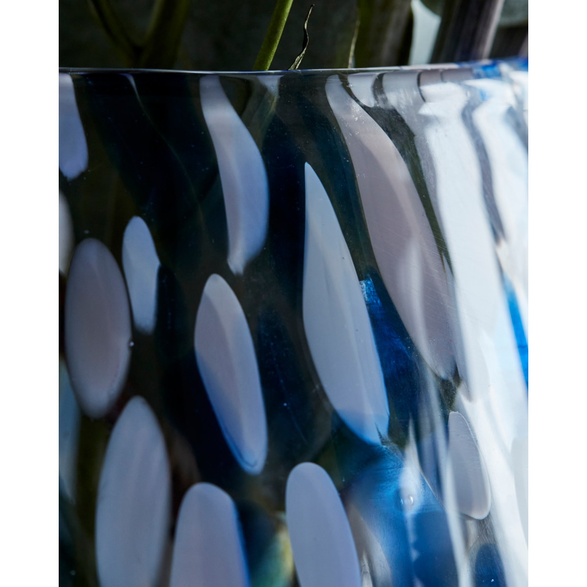 Vase, Hdmote, Blau