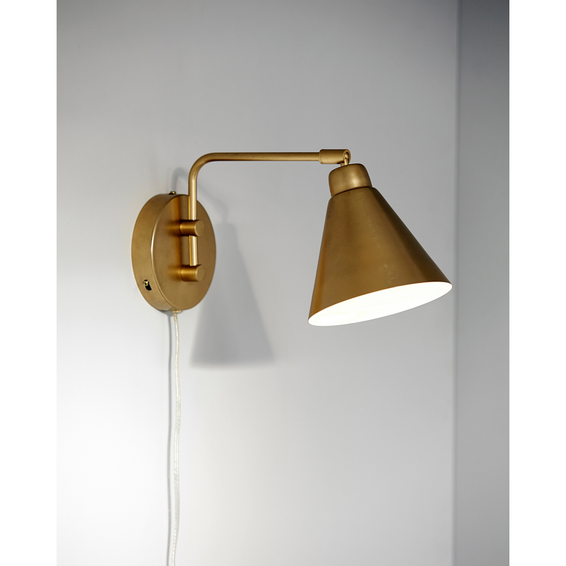 Wandlampe, HDGame, Messing
