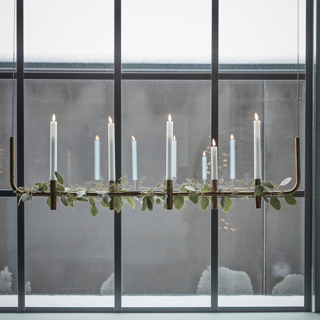 Candlestick, Hdmaxi, Antique Messing Finish