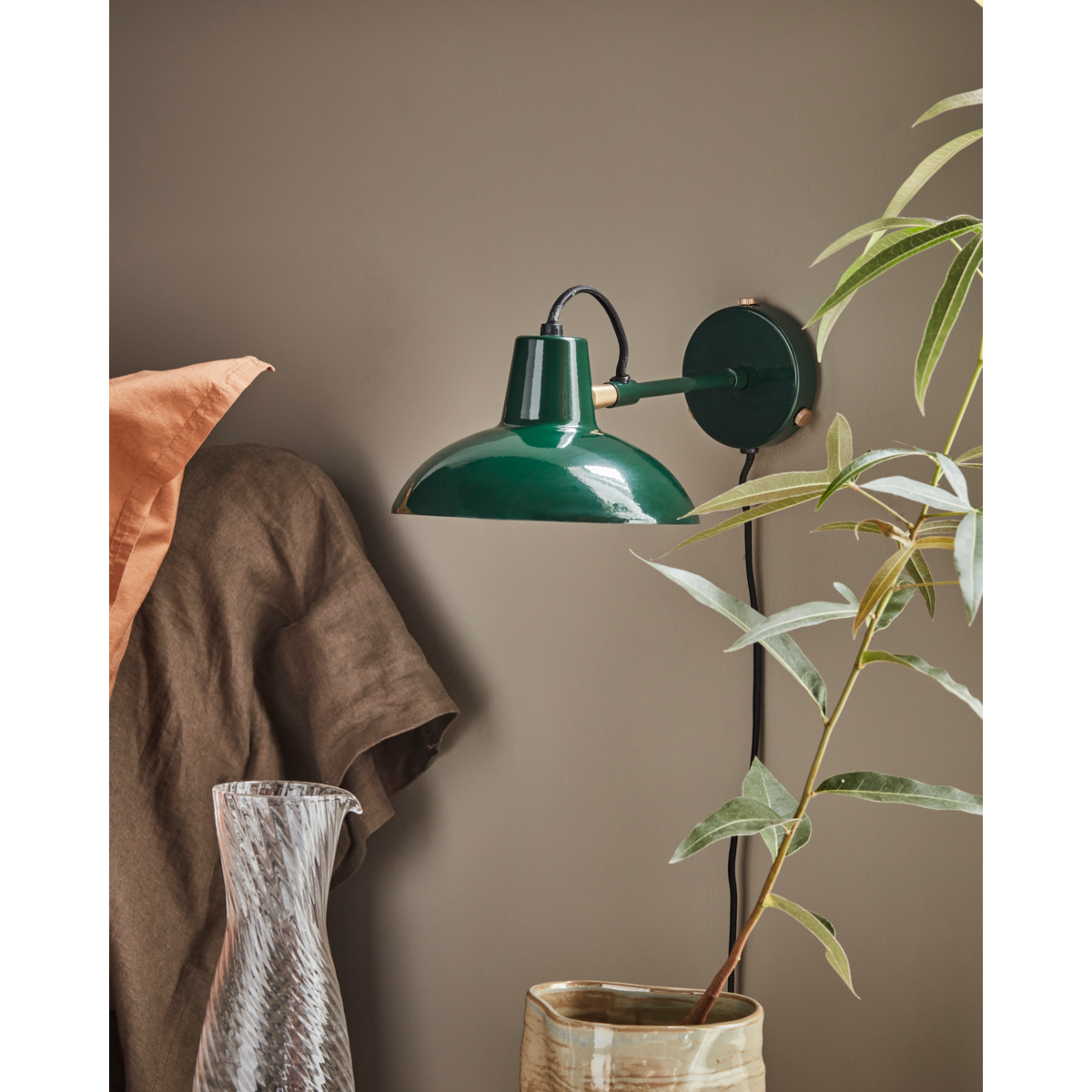 Wandlampe, Hddesk, grün