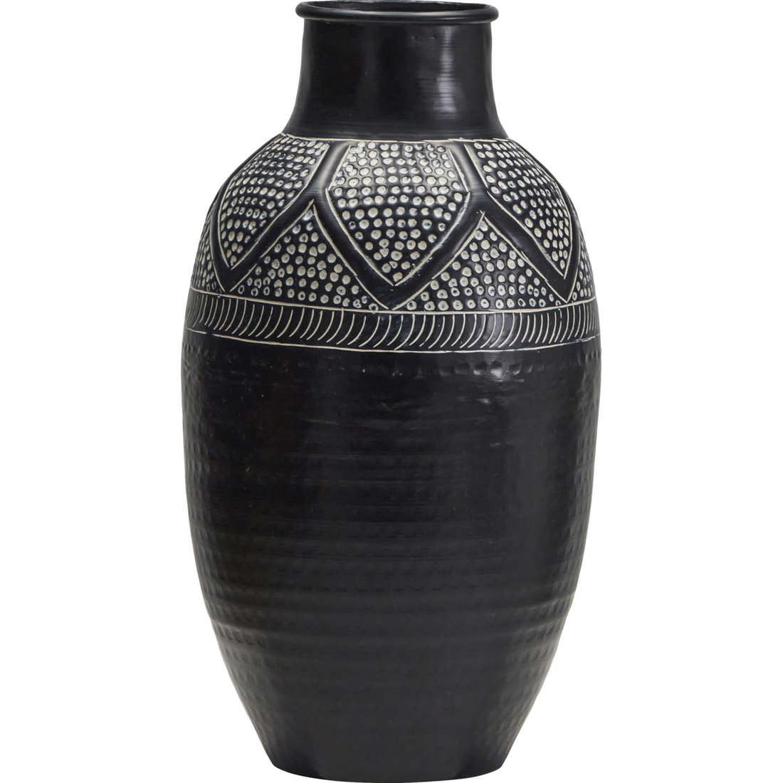 Vase, Hdbloss, Schwarz