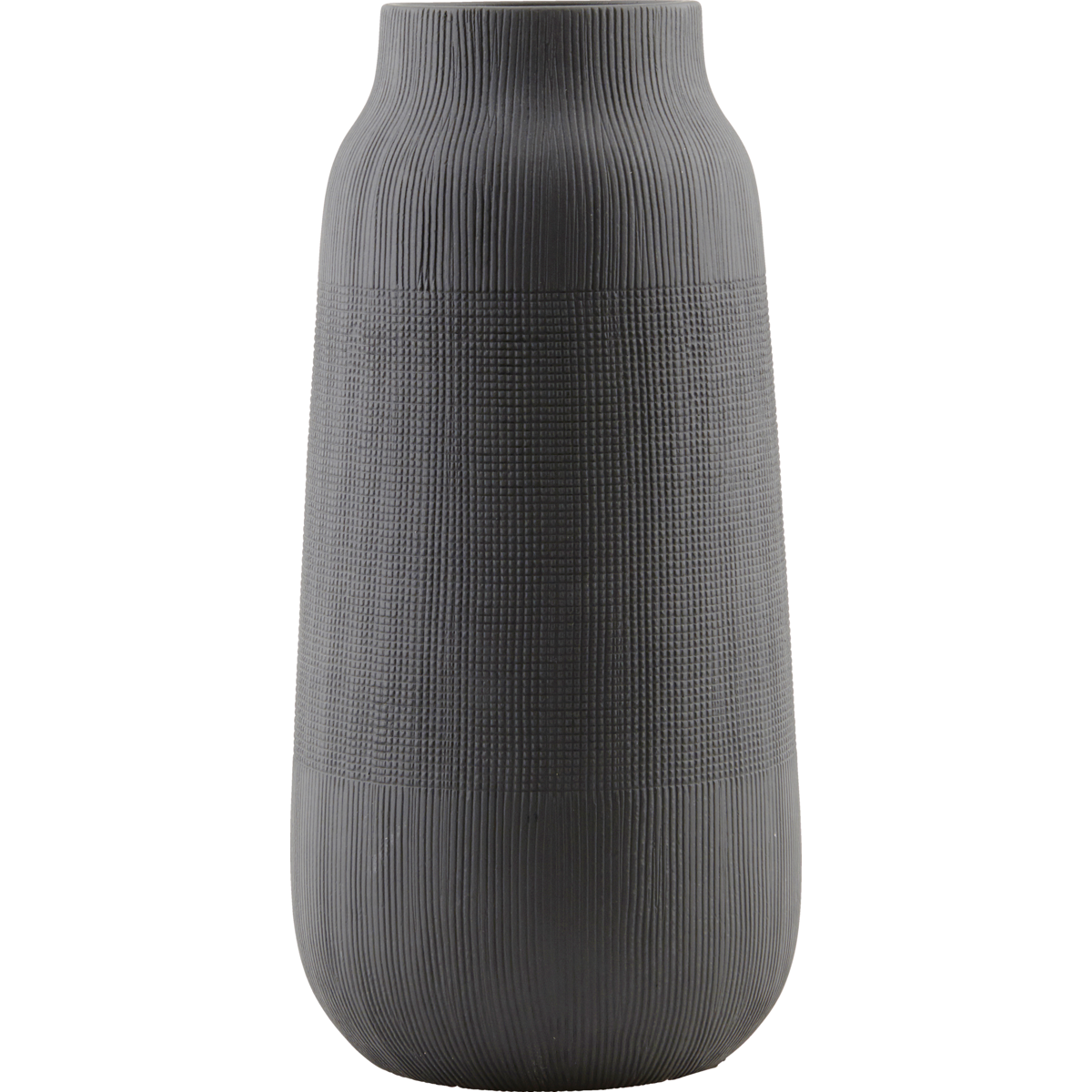 Vase, HdGroove, schwarz