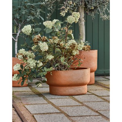 Kräutertopf, Hdterra, antikes Braun