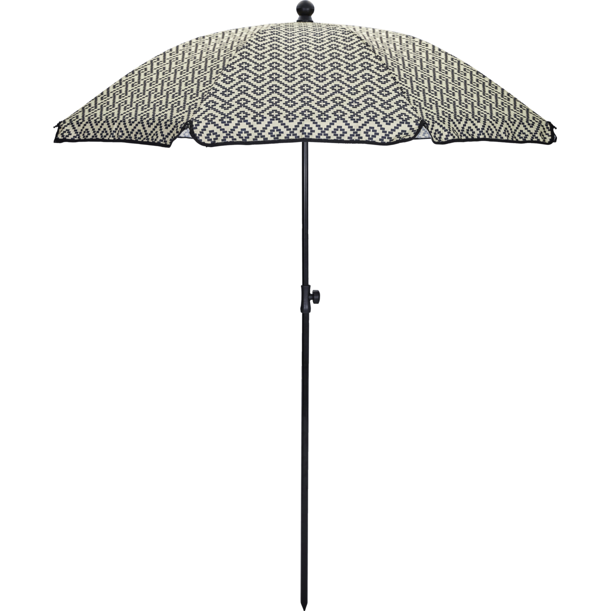 Strand/Garten Parasol, Hdport, Schwarz;