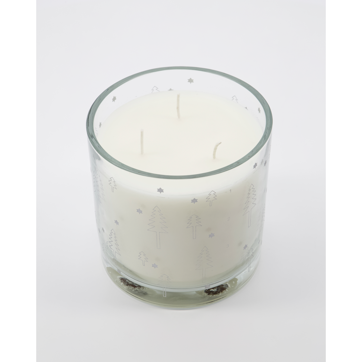 Licht in Glas, Hdadvent, Silber