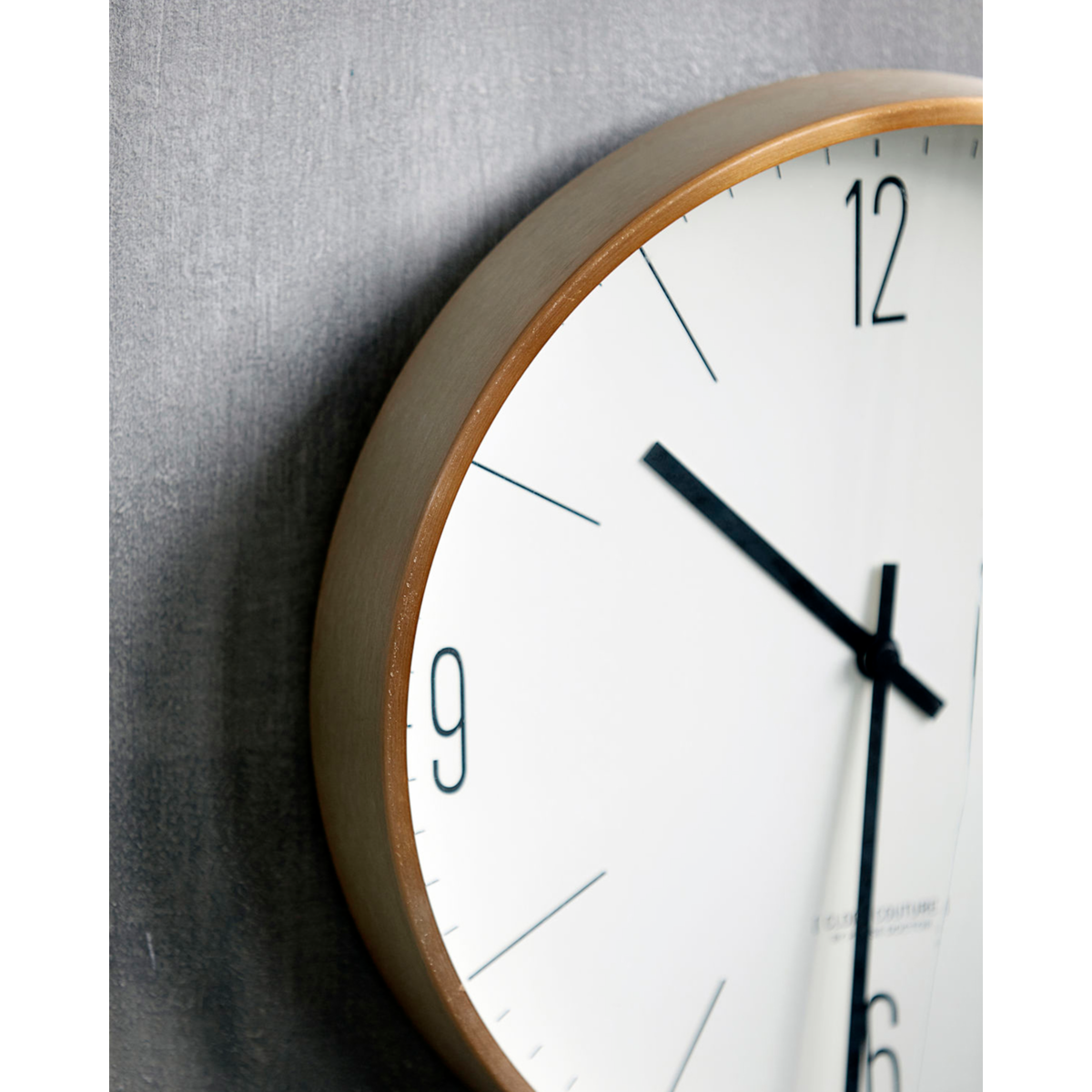 House Doctor - Wanduhr, HDClock Couture, Weiß; Gold