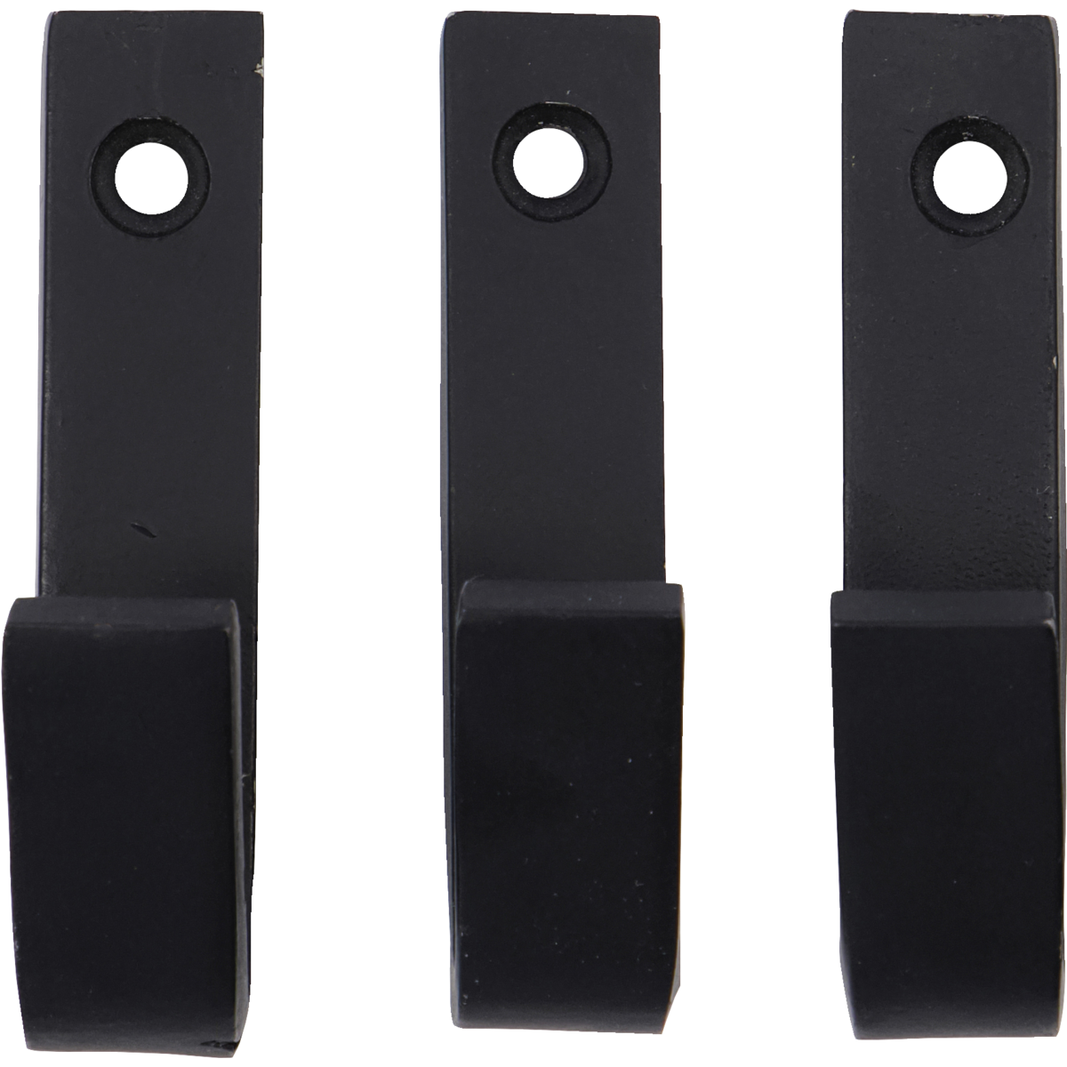 Haken, Hdbath, Schwarz B: 1 cm, H: 7 cm