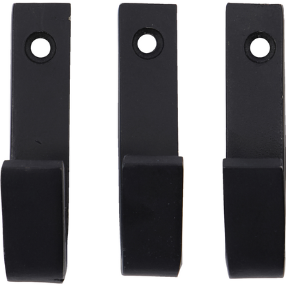 Haken, Hdbath, Schwarz B: 1 cm, H: 7 cm