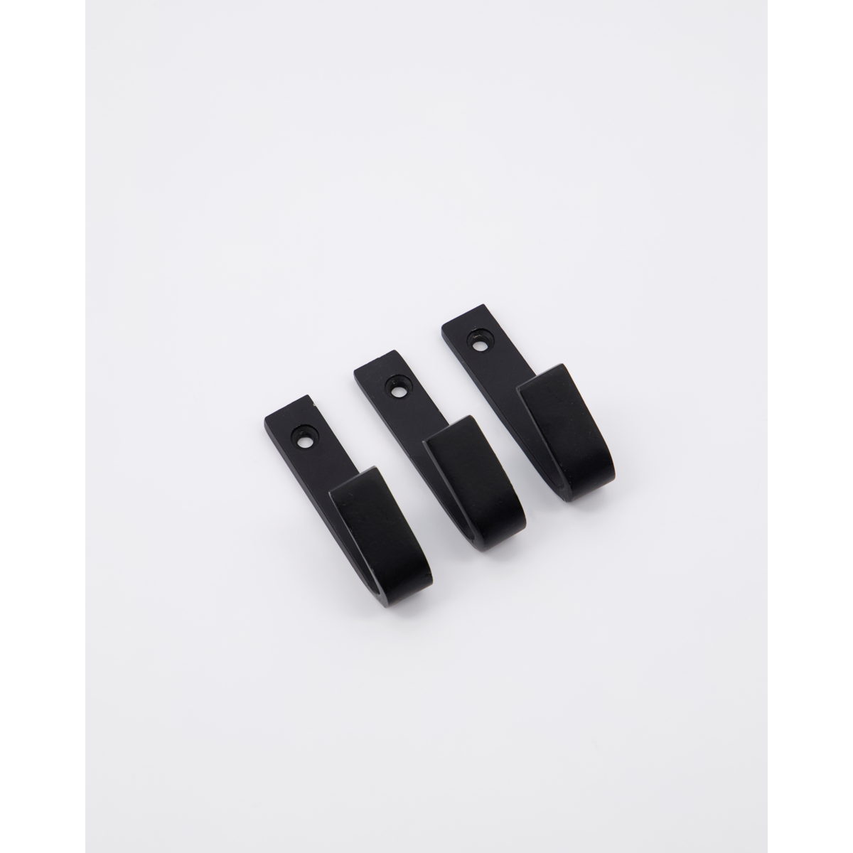 Haken, Hdbath, Schwarz B: 1 cm, H: 7 cm