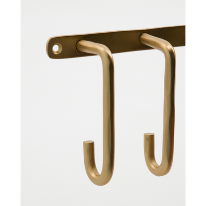 Haken, Hdwelo, gebürstete Messing Finish