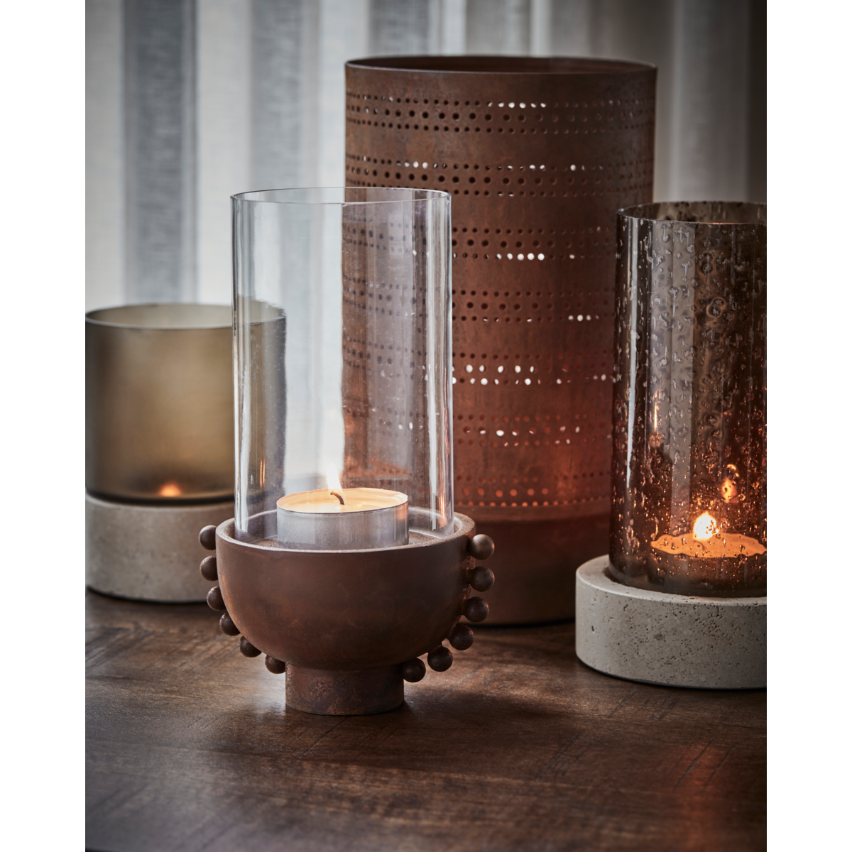 Candlestick, Hdmanet, antikes Braun