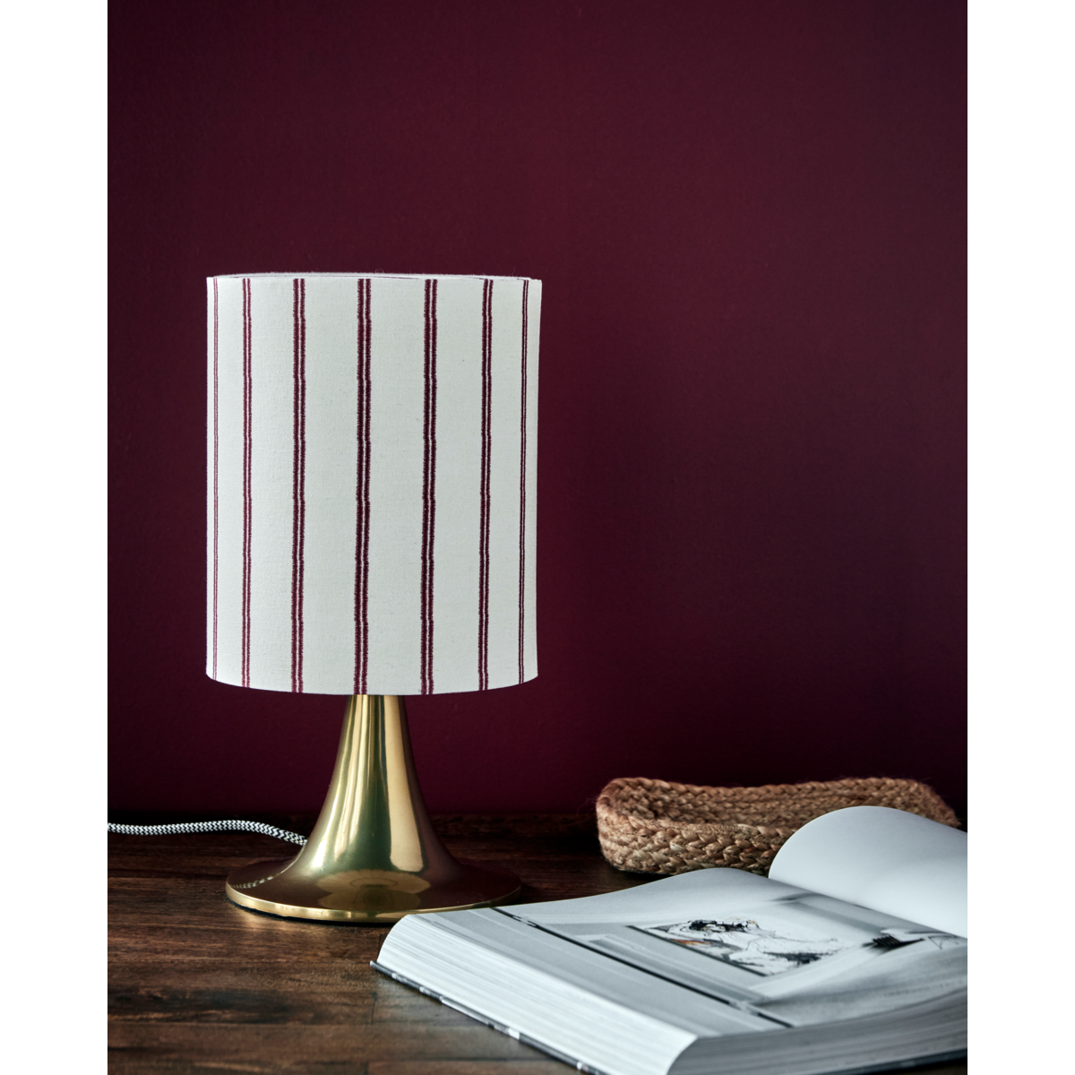 Tischlampe, Hdtulip, antikes Messing