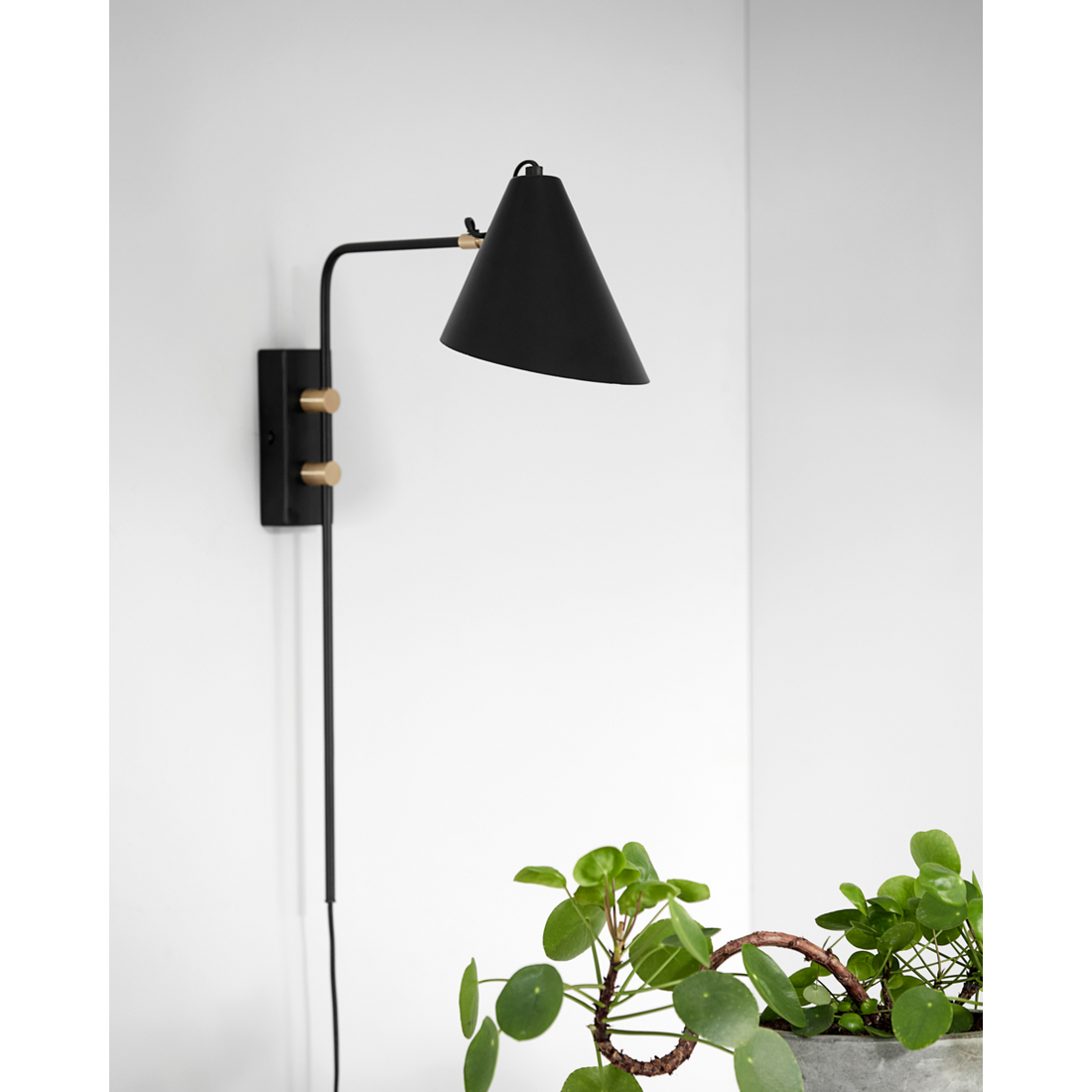 Wandlampe, HDClub, schwarz
