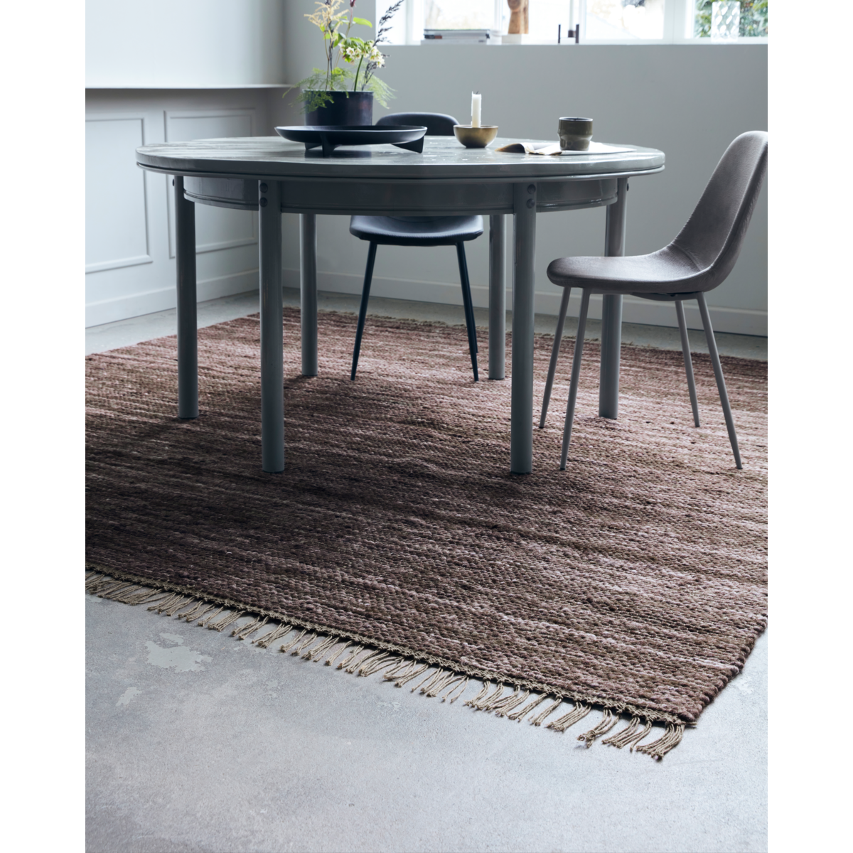 Decke, Hafi, Brown 250x250 cm