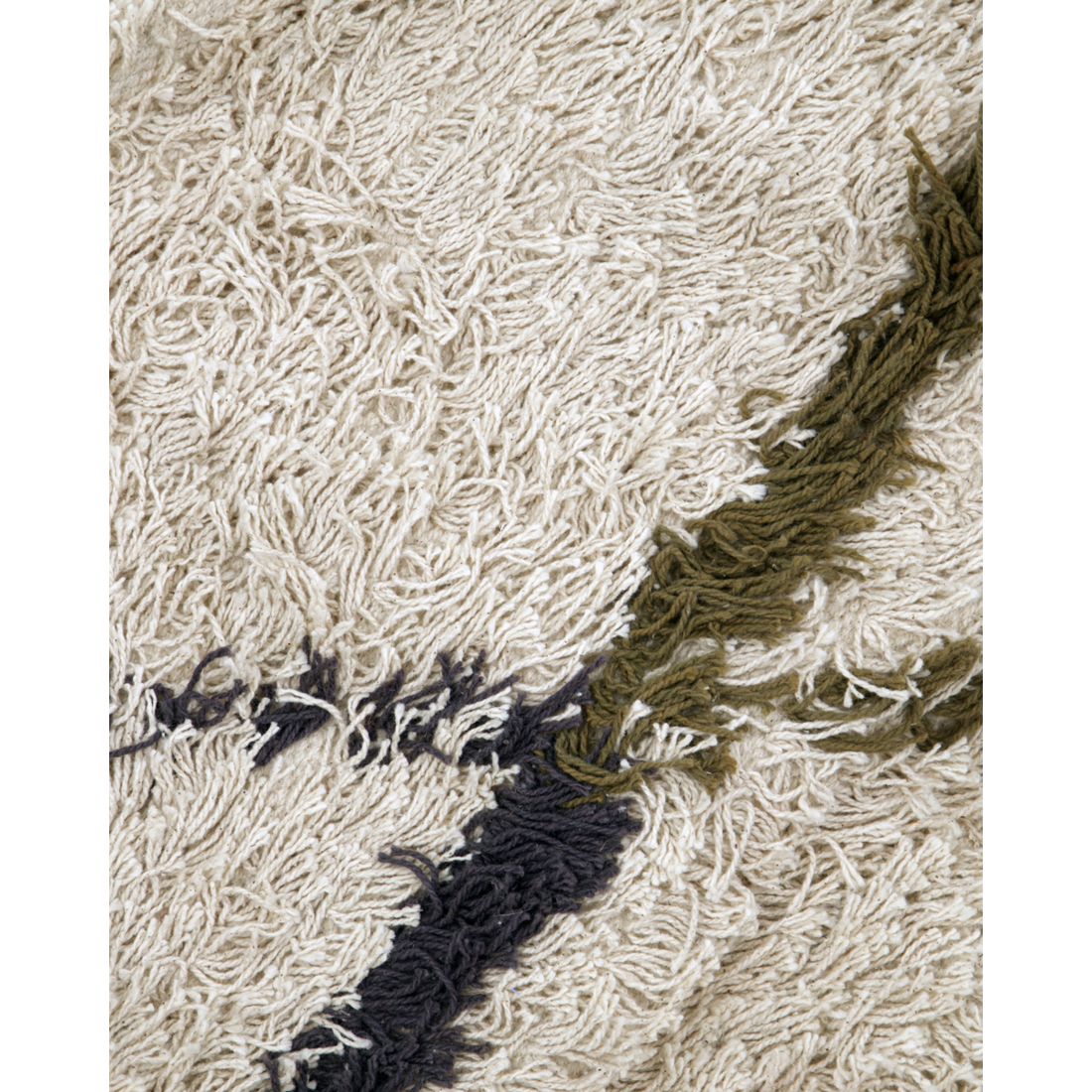 Decke, Hdindi, rohes Weiß; senfgelb