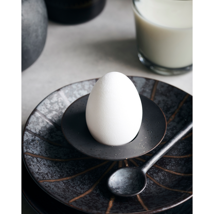 Eierbecher, Hdpion, schwarz;