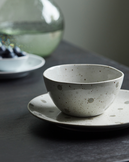 Schüssel, HDDots, Weiß; Grün