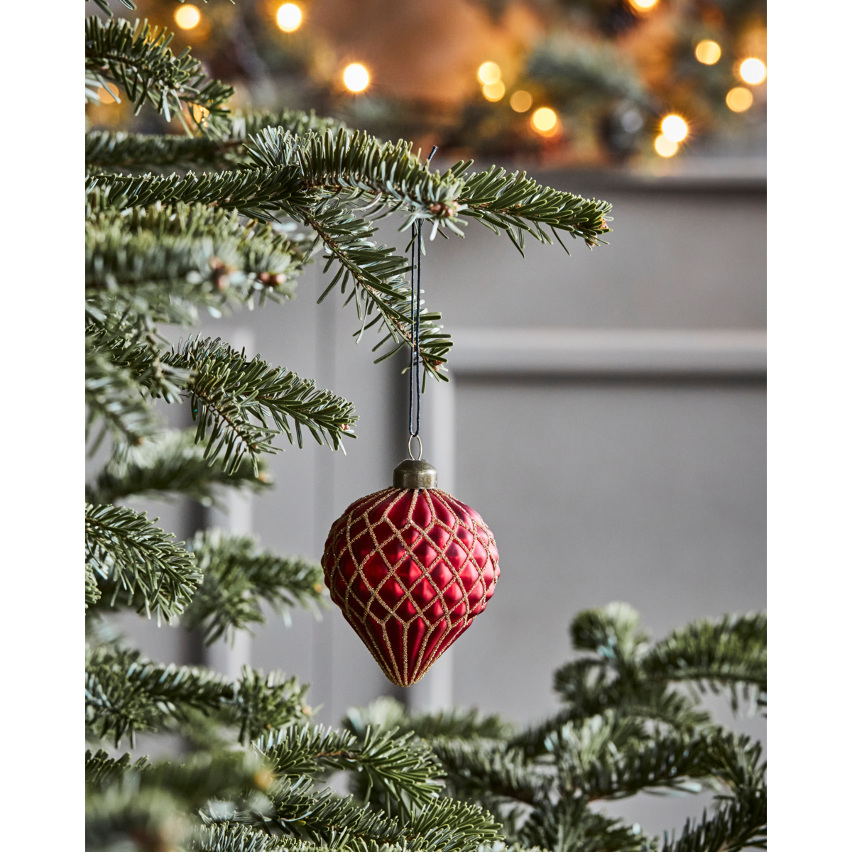 Weihnachtsdekorationen, Hdhinda, rot