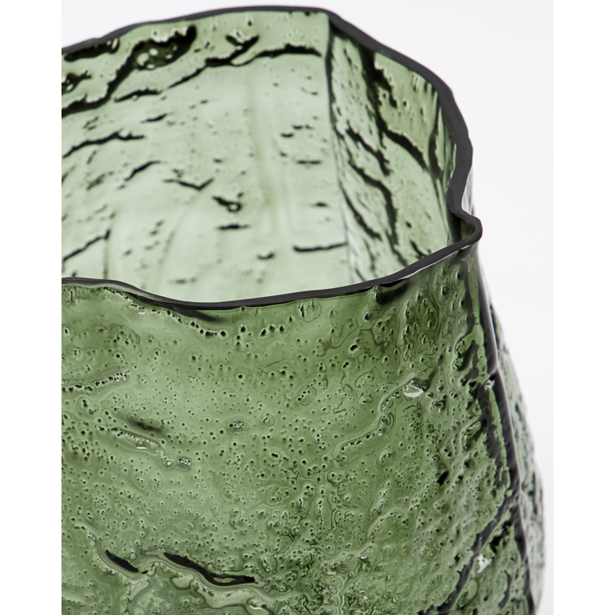 Vase, Hdmoun, dunkelgrün