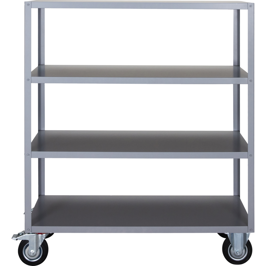 Regal mit 4 Rädern, Hdtrolley, Grau