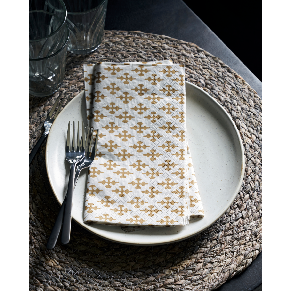 Servietten, Hdshield, golden