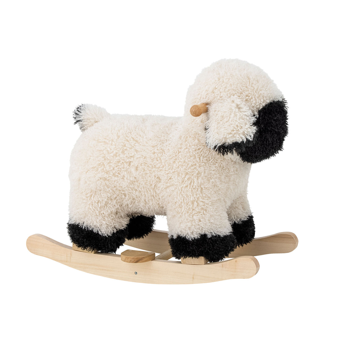 Bloomingville Mini Dolly Swing Horse, Schafe, Weiß, Polyester