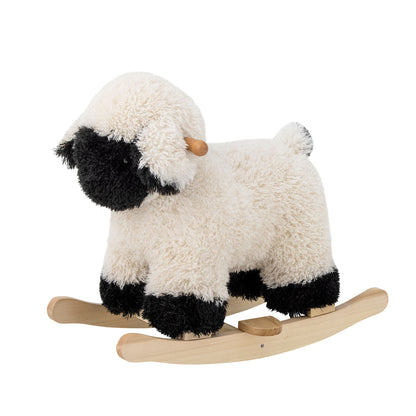 Bloomingville Mini Dolly Swing Horse, Schafe, Weiß, Polyester