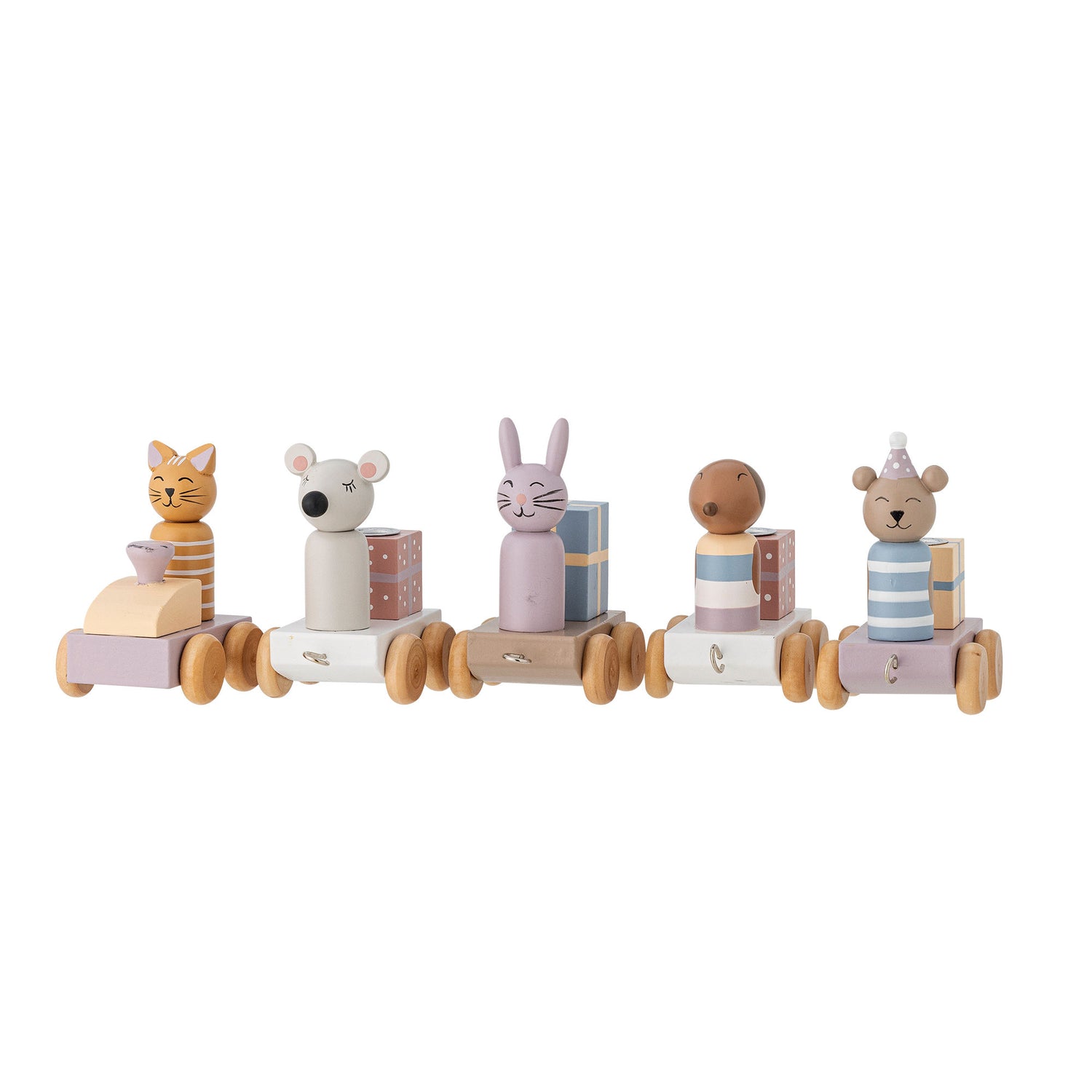 Bloomingville Mini Junaid Geburtstagdekoration, Rosa, FSC®100%, MDF