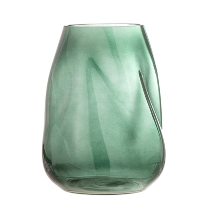 Bloomingville Ingolf Vase, grün, Glas