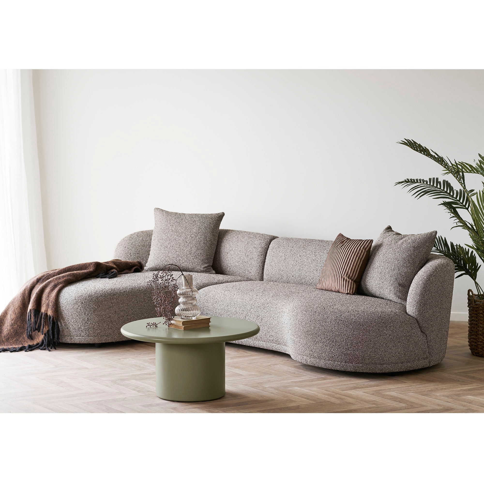 Nagano Couchtisch - Couchtisch, Grün Ø80x40 cm