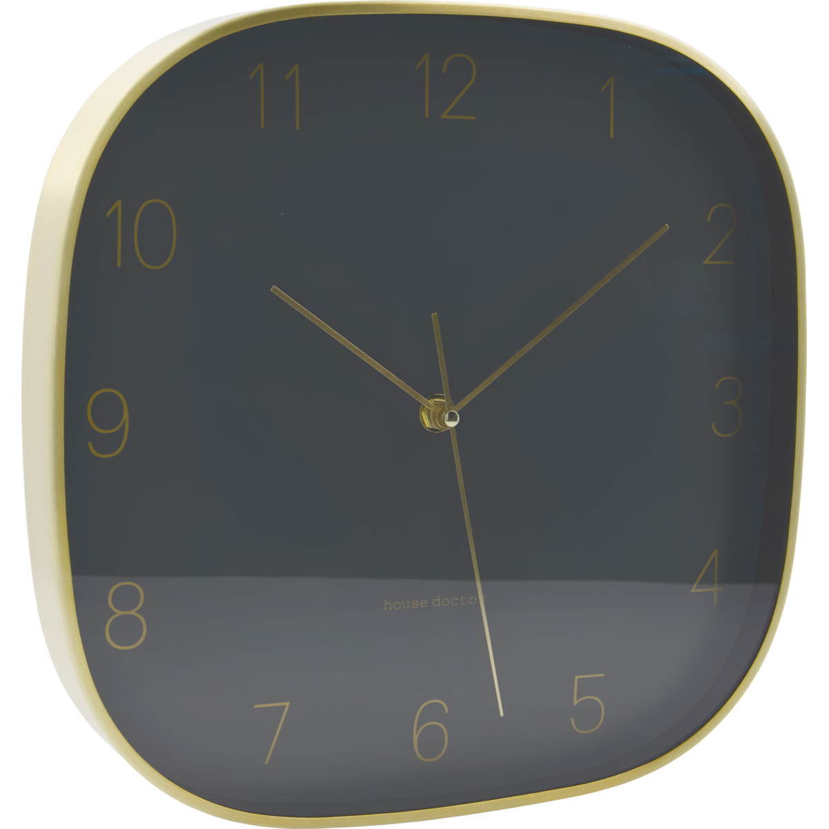 Wanduhr, hdshape, dunkelgrau