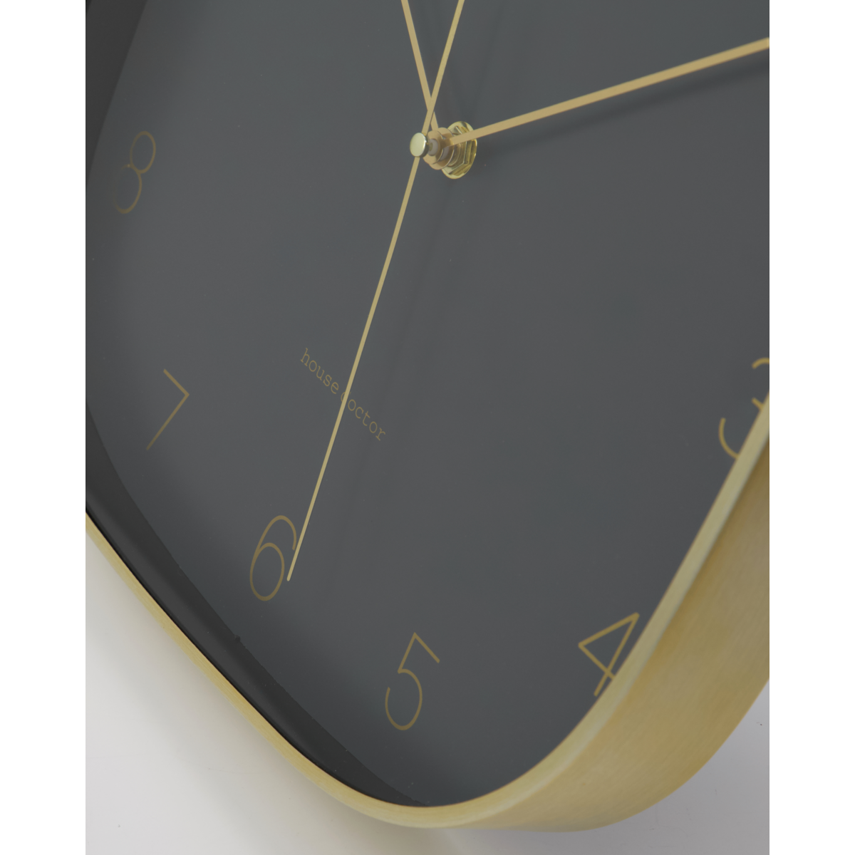 Wanduhr, hdshape, dunkelgrau