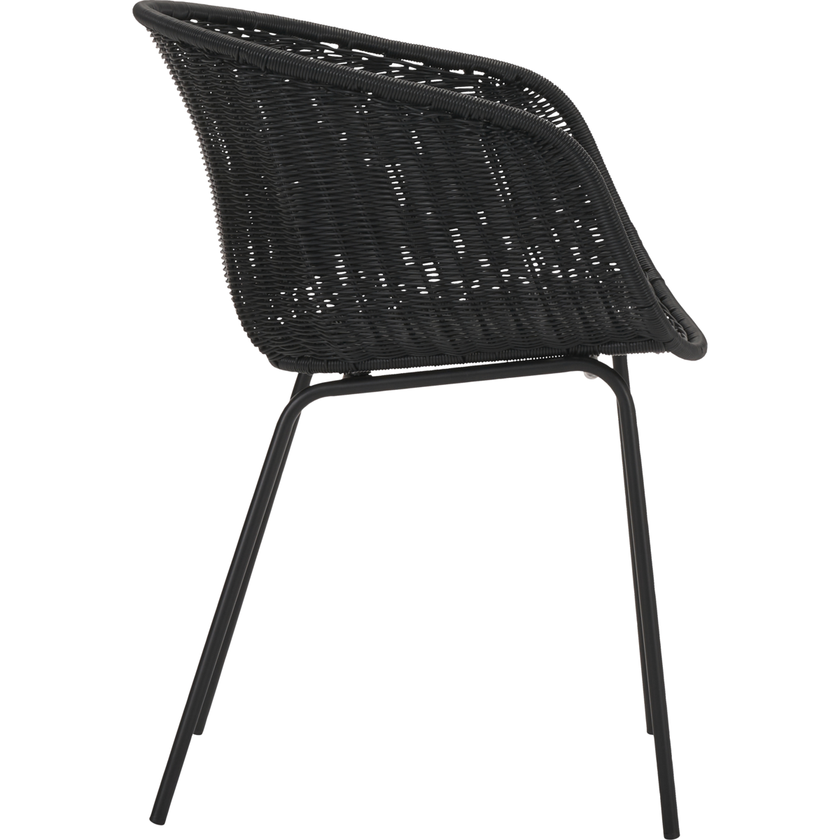 Sessel, Hdhapur, schwarz
