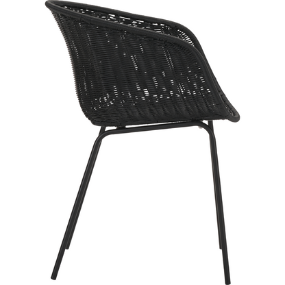 Sessel, Hdhapur, schwarz