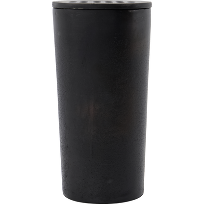 Vase, Hdflow, gebräunter Messing