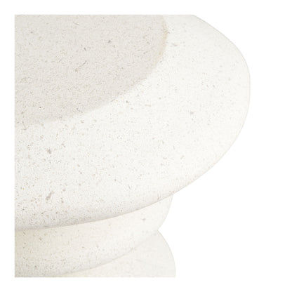 Blackburn Side Table - Seitentisch, Glasfaser, weiß Ø36x45,5 cm