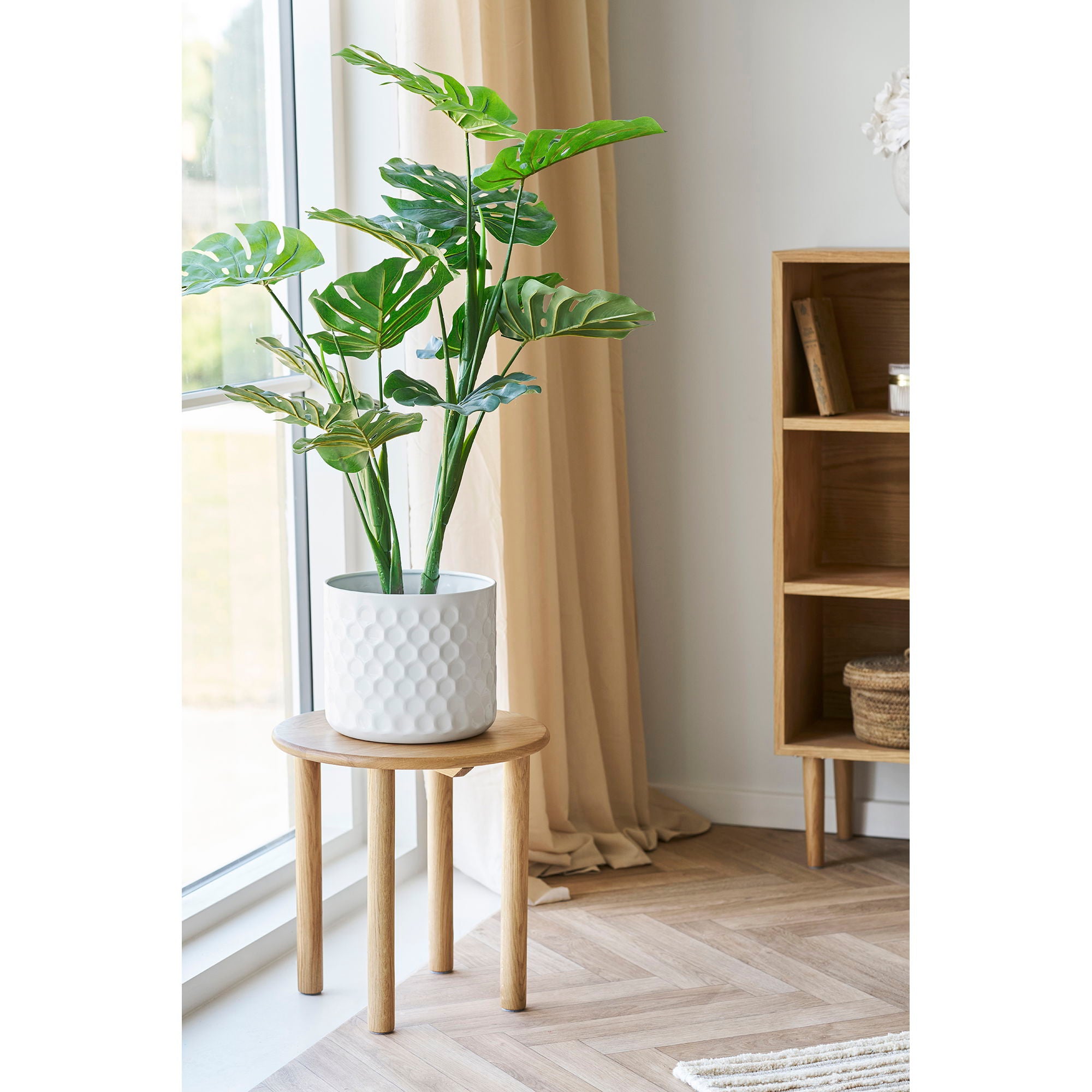 Jena Side Table - Beistelltisch, Eiche, Natur Ø40x40 cm